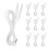10x DC 2,5mm 1,2m 2-in-1-Elektrodenkabel 4