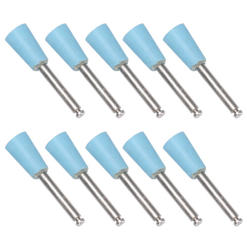 (Blue) 10x Bur Lucidaggio Dentale a Coppa Blu 1