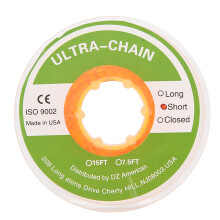 (Orange) Dental Orthodontic Elastic Rubber Chain Dark Green
