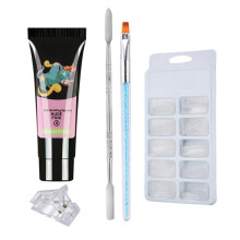 15ml Quick Build Gel Manicure Set with Nail Molds & Pen
