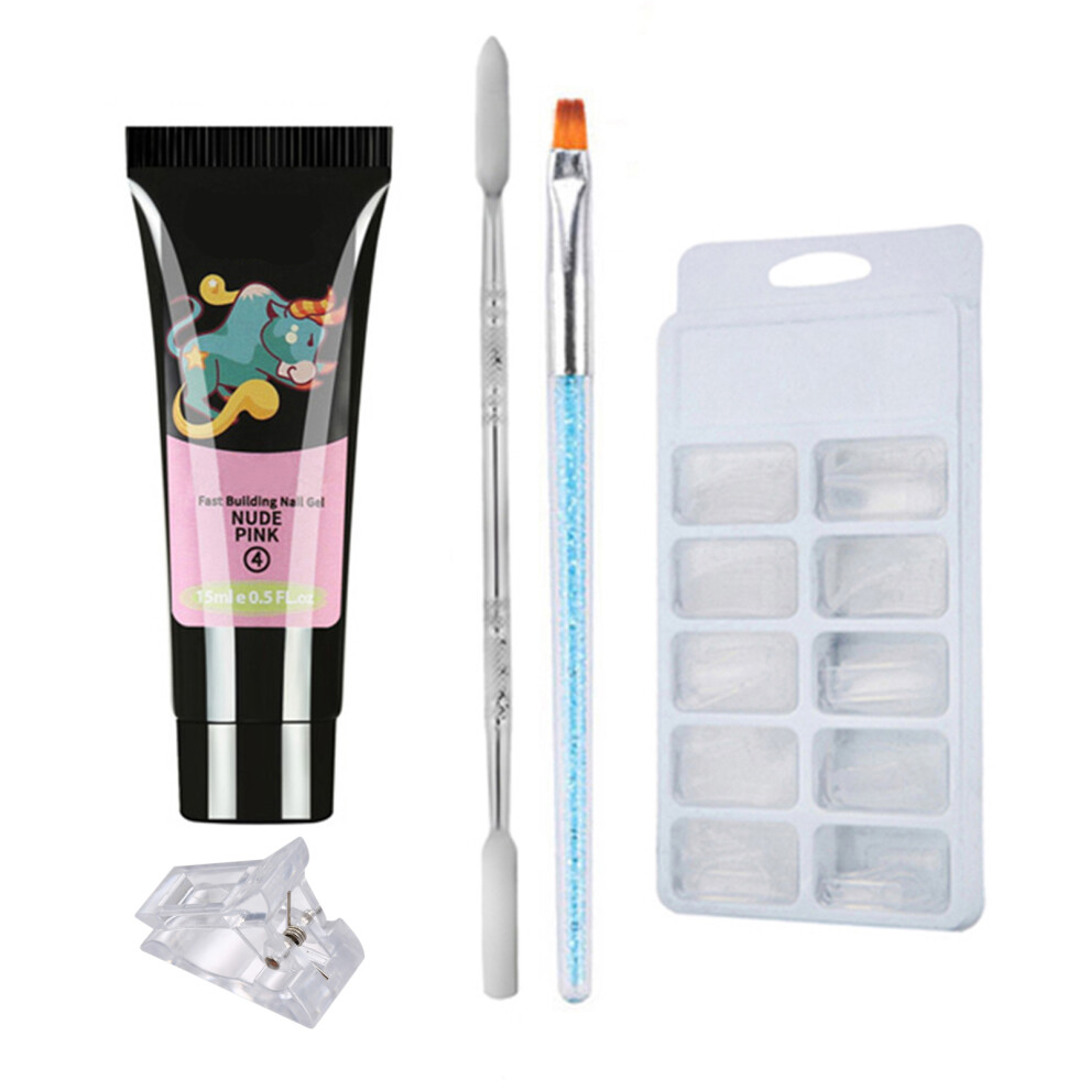 15ml Quick Build Gel Manicure Set Nail Molds Therapy Pen