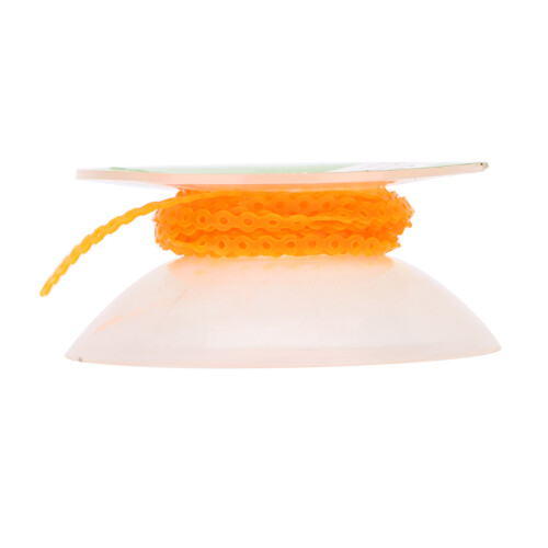 (Orange) Zahnspange Gummikette Dunkelgrün 2