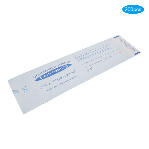 200 Stk. Box 70x260mm selbstklebende Dentalbeutel 2