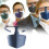 (Blue) Ohrenschoner-Plastik-Gesichtsschutz, blau 5