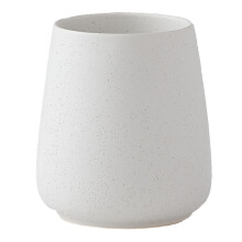 Porte-brosse dents en cramique blanc mouchet Supports de brossage de dents de salle de bain, gobelet de brosse dents, organisateur de den