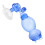 (Blue) Handheld Manual Oxygen Resuscitator for Newborns 2