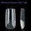 Half Matte Medium Square Nepnagels, Soft Gel Voorgevormde Tips, 600PCS 5