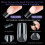 Half Matte Medium Square Nepnagels, Soft Gel Voorgevormde Tips, 600PCS 3