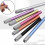 PTILSERY 5 Pcs Extensores de Lápis Aumentador de Comprimento Alumínio Prata 3
