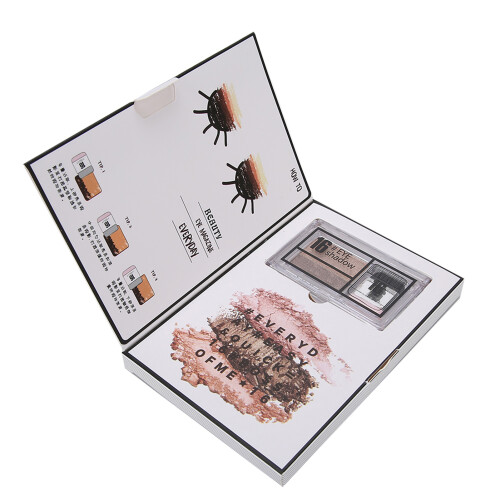 (02#) VIBELY 2-Farben Matte Glitter Lidschatten 1