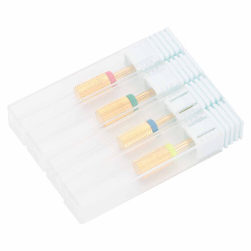 4pcs Nail Art Drill Bits XF/F/M/C 2