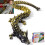 TXB3DOK Dragão Articulado 3D de 24 Polegadas - Gigante, Longo e Extra Grande para Decoração e Presentes (Preto e Ouro, 24 polegadas) 1