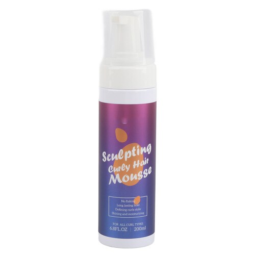 200ml Krullend Haar Mousse Anti-Kluis Styling Schuim