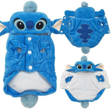 Vtements de Chien Animal de Compagnie Hiver Chaud Pet Chat Vtements (L) pour Chiens De Bande Dessine Coton Costume pour Animaux De Compagnie Costume