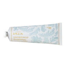LOLLIA Snowdrop Creme de Mãos, 113 g, Fragrância de Winterberry & Cashmere, Hidratante Luxuoso