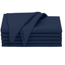 Ruvanti Lot de 6 serviettes en tissu 45,7 x 45,7 cm, 100 % coton, lavables, douces et absorbantes, parfaites pour les mariages, Nol, les dners