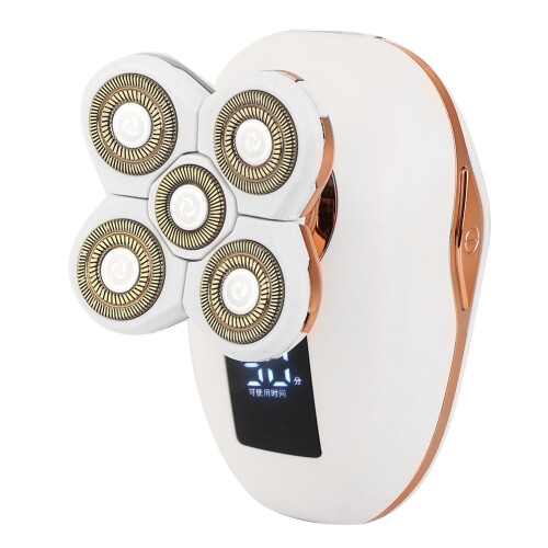 (White) Waterproof Rechargeable Electric Shaver Trimmer 2