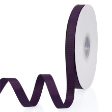 Nastro in grosgrain a doppia faccia, colore viola, 3/8"" x 50 iarde, per confezioni regalo, decorazioni per feste di matrimonio, fiocchi per capel