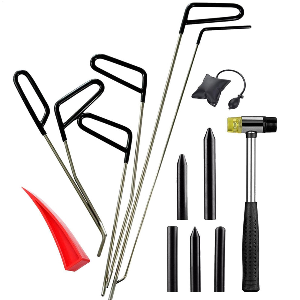 No Paint Dent Repair Tools Professional 14 Piece Crowbar Set For Hail Damage Removal Car And Refrigerator Tool Kit 9084446713282