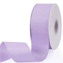 Fita de Grosgrain Dupla Face Color Sólida Lilás 2" X 50 Jardas para Embalagem, Casamento, Festas, Artesanato