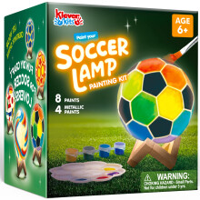 Klever Kits DIY 3D Soccer Night Light Mal din egen fodboldlampe Kit Kunst- og h?ndv?rkss?t Skoleaktiviteter F?dselsdagsgaver til b?rn Piger Dreng