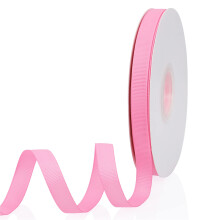 Perzikroze 3/8"" x 50 meter doorlopend effen kleur dubbelzijdig grosgrain lint voor geschenken inpakken bruiloft feest ambachten haarelastiekjes bloem