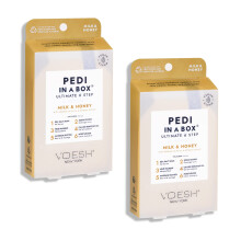 VOESH Pedi in a Box Ultimate 6 Step Aloe Spa Pedicure DIY Pedi Home Pedicure Kit Pedi in a Box Pedicure Foot Care Pedi Products Spa Care Foot Spa