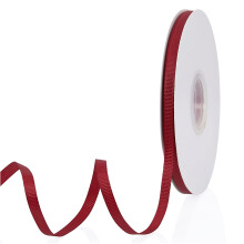 Burgundy 1/4"""" X 50 Yards Solid Color Dubbelsidig Grosgrain Ribbon fr presenter Inslagning Brllopsfest Hantverk Hrrosetter Blommor Hemma gr-d