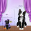 Cartões Pop Up Freshcut Paper, Mini Gato de Halloween, 6 Polegadas 5