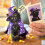 Cartões Pop Up Freshcut Paper, Mini Gato de Halloween, 6 Polegadas 4