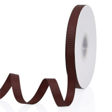 Bruin 1/2"" X 50 yards effen kleur dubbelzijdig Grosgrain lint voor geschenken inpakken bruiloft partij ambachten haarelastiekjes bloemen thuis DIY de