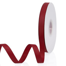 Bordeaux 1/2"" X 50 yards effen kleur dubbelzijdig grosgrain lint voor geschenken inpakken bruiloft partij ambachten haarelastiekjes bloemen thuis DIY