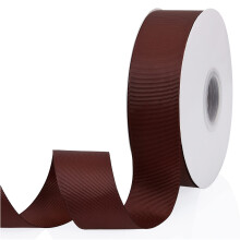 Bruin 1-1/2"""" X 50 yards effen kleur dubbelzijdig grosgrain lint voor geschenken inpakken bruiloft feest ambachten haarelastiekjes bloemen thuis DIY