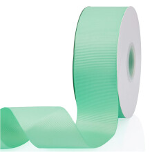 Mintgroen 2"""" X 50 yards effen kleur dubbelzijdig grosgrain lint voor geschenken inpakken bruiloft feest ambachten haarelastiekjes bloemen thuis DIY
