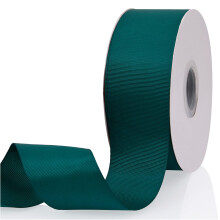 Nastro in gros-grain a doppia faccia, colore: verde foresta, 5,1 x 50 m, per confezioni regalo, decorazioni per feste di matrimonio, fiocchi per