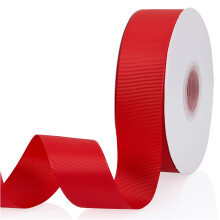 Rosso 1-1/2"" X 50 Iarde Nastro in grosgrain a doppia faccia in tinta unita per confezioni regalo Artigianato per feste di matrimonio Fiocchi per