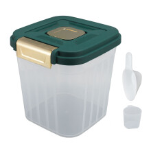 (Green Color 5kg) Rice Storage Container Thickened 5kg Green