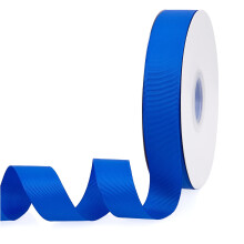 Fita de Grosgrain Azul Royal 1" X 50 Jardas para Embalagens, Casamentos, Festas, Artesanato, Laços de Cabelo