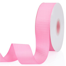 Peach Pink 1-1/2"""" X 50 Yards ensfarvet dobbeltsidet Grosgrain-b?nd til gaver Indpakning Bryllupsfest H?ndv?rk H?r sl?jfer Blomster Hjemmeside in