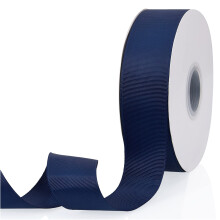 Marineblauw 1-1/2"" X 50 meter effen kleur dubbelzijdig grosgrain lint voor geschenken inpakken bruiloft feest ambachten haarelastiekjes bloemen thuis