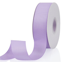 Lyslilla 1-1/2"""" X 50 Yards ensfarvede dobbeltsidede grosgrain-b?nd til gaver Indpakning Bryllupsfest H?ndv?rk H?rsl?jfer Blomster Hjem DIY-indre