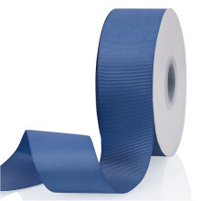 Stoffig blauw 2"""" X 50 yards effen kleur dubbelzijdig grosgrain lint voor geschenken inpakken bruiloft feest ambachten haarelastiekjes bloemen thuis