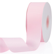 Fita de Grosgrain Rosa Bebé 2" X 50 Jardas para Embalagem de Presentes, Casamentos, Festas, Artesanato, Laços de Cabelo