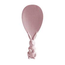 Upright Rabbit Rice Paddle Non Stick Rice Serving Spoon Heat Resistant Pink Rice Scooper Tools