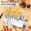 NobleWorks 12 Cartões Engraçados de Ação de Graças com Envelopes 5 x 7 Polegadas (1 Design, 12 Cada) 5