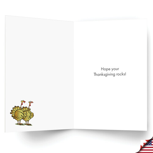 NobleWorks 12 Cartões Engraçados de Ação de Graças c/ Envelopes 5 x 7 Polegadas (1 Design, 12 Cada) 1