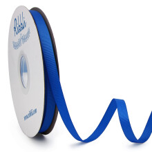Fita de Grosgrain Azul Real Ribbli, 3/8 polegadas x 50 Jardas Contínuas, Para Arcos, Acessórios de Cabelo, Embalagem de Presentes