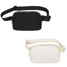 VOROLO Fanny Pack Crossbody tska noknek s frfiaknak vtska Ajndk Noi Bum Bag llthat pnttal sportolshoz fekete+bzs