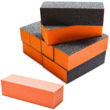Karlash neglebuffer slibeblok polermaskine polering fil Neglekunst Manicure Pedicure Fil 80/80 (orange)