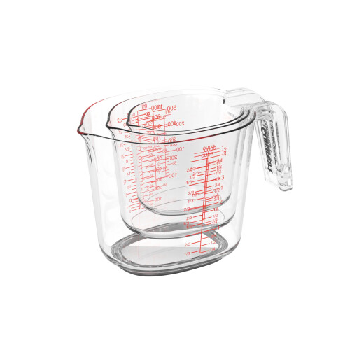 Cuisinart Cuisinart Nesting Liquid Measuring Cups Clear 3-Piece CTG-00-3MC